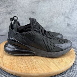 Nike Air Max 270 Shoes Boys Size 6Y Black Mesh Running Sneakers BQ5776-001